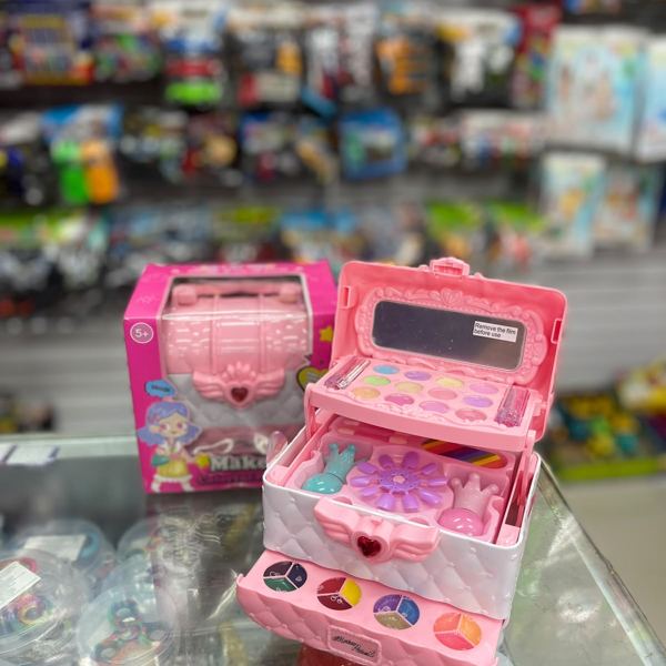 Cofre de maquillaje de 3 niveles