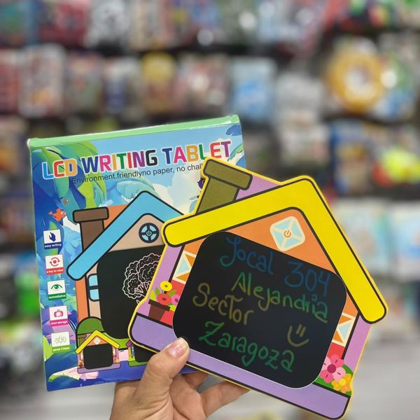 Tablero LCD casita para dibujar