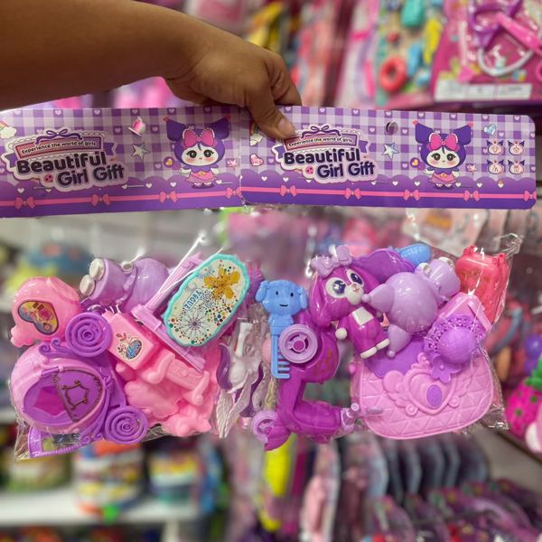 Set de accesorios de belleza en bolsa