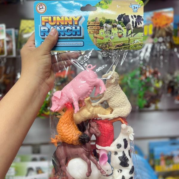 Bolsa de animales de granja