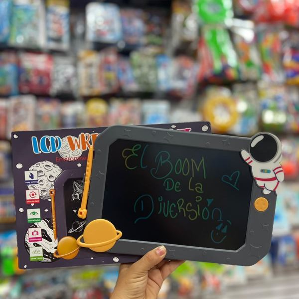 Tablero LCD astronauta para dibujar