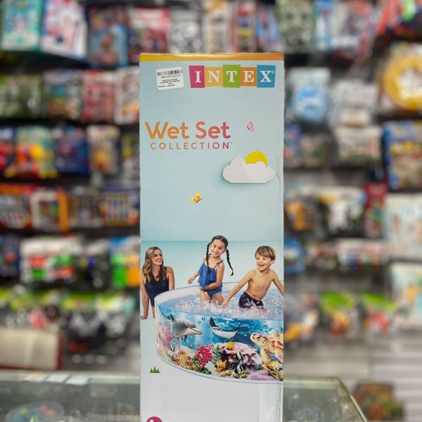 Piscina Intex de pared rígida con estampado marino