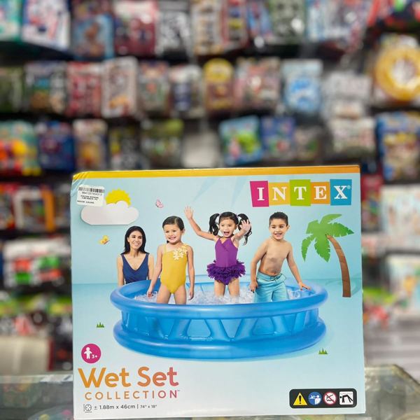 Piscina inflable Intex redonda azul