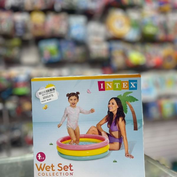 Piscina inflable Intex arcoíris para bebé