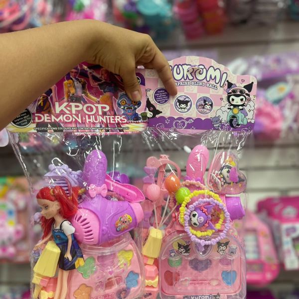 Set de belleza con muñeca y secador