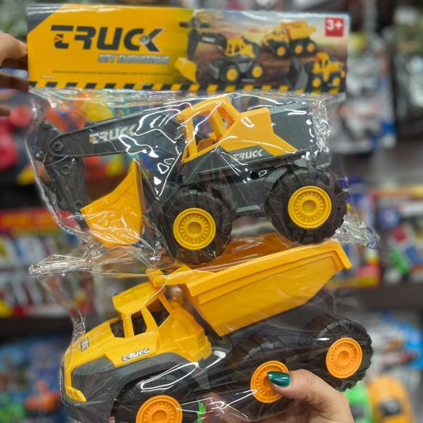Set de 2 vehículos de construcción