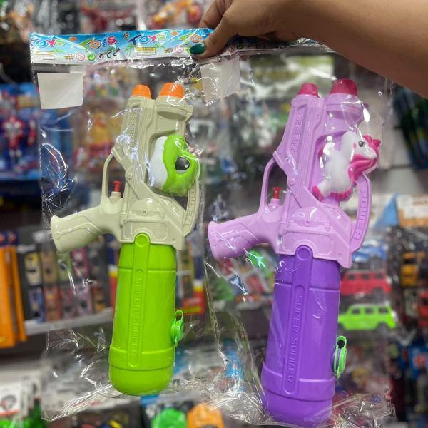 Set de 2 pistolas de agua dinosaurio