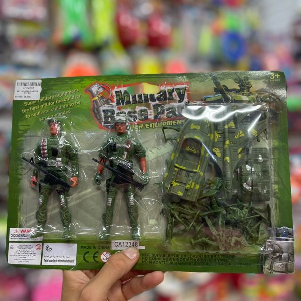 Set de soldados militares con accesorios