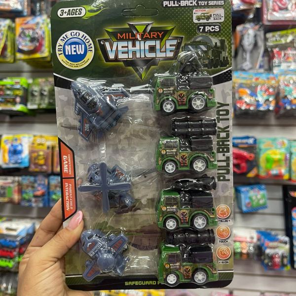 Set de vehículos militares de impulso