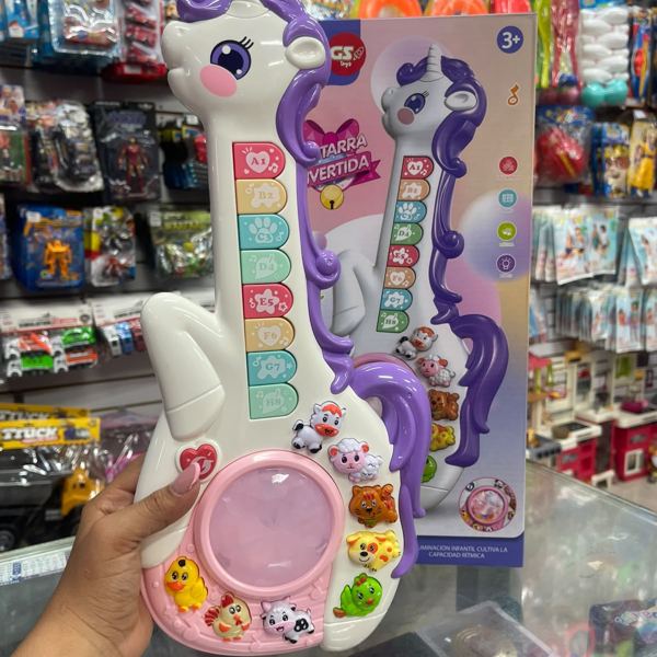 Guitarra musical unicornio
