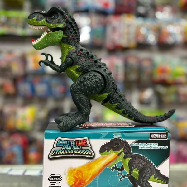Dinosaurio de pilas que camina