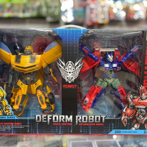 Set de 2 robots transformables