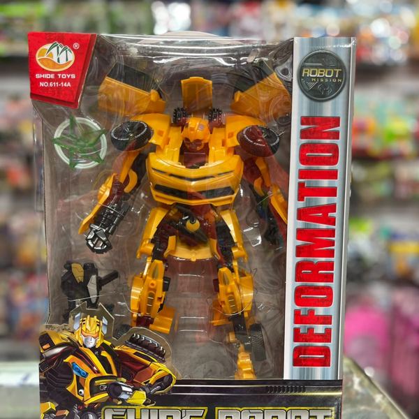 Robot transformable amarillo
