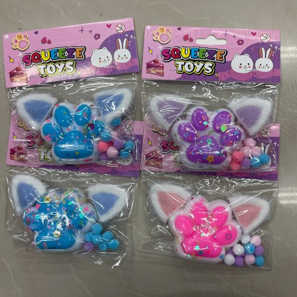 Juguetes antiestrés squishy con orejas