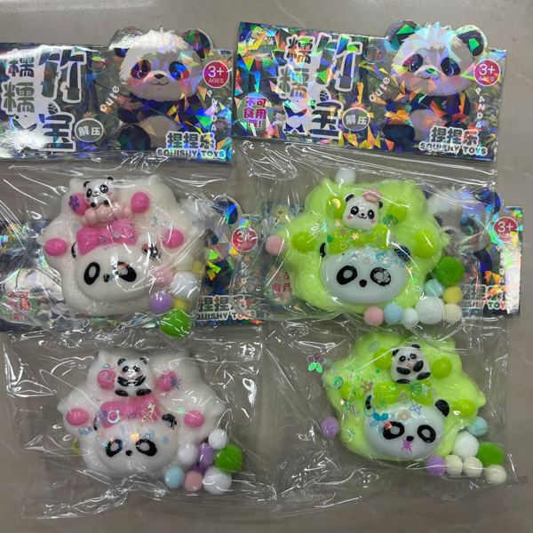 Juguete antiestrés panda