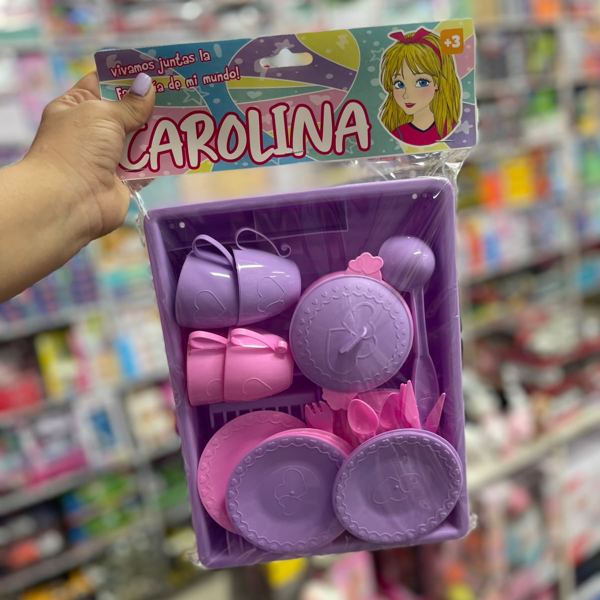 Juego de té Carolina en caja