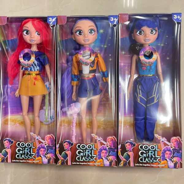 Set de 3 muñecas Cool Girl en caja