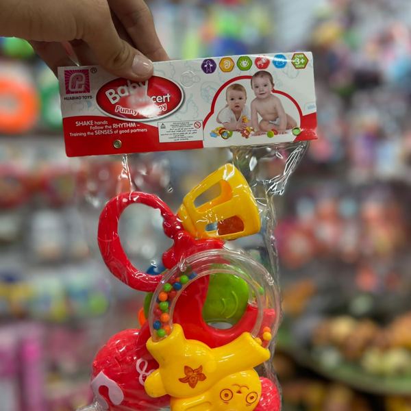 Sonajeros para bebé en bolsa