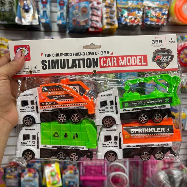 Set de camiones de servicio a escala Simulation