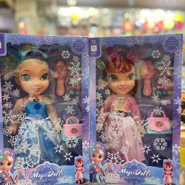 Set de 2 muñecas con vestido de invierno