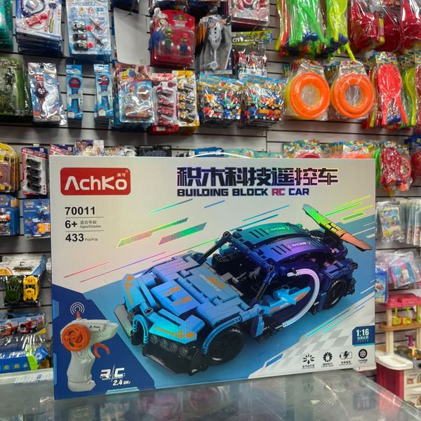 Carro de bloques para armar Achko
